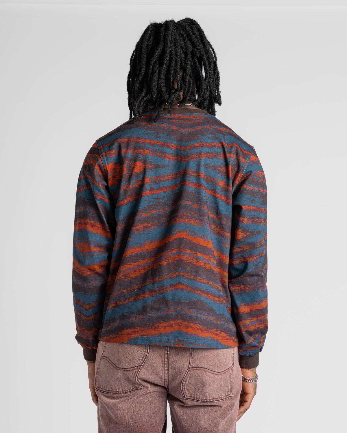 Dime Brushstroke Long Sleeve Shirt | DIMESP257BOR | AFEW STORE